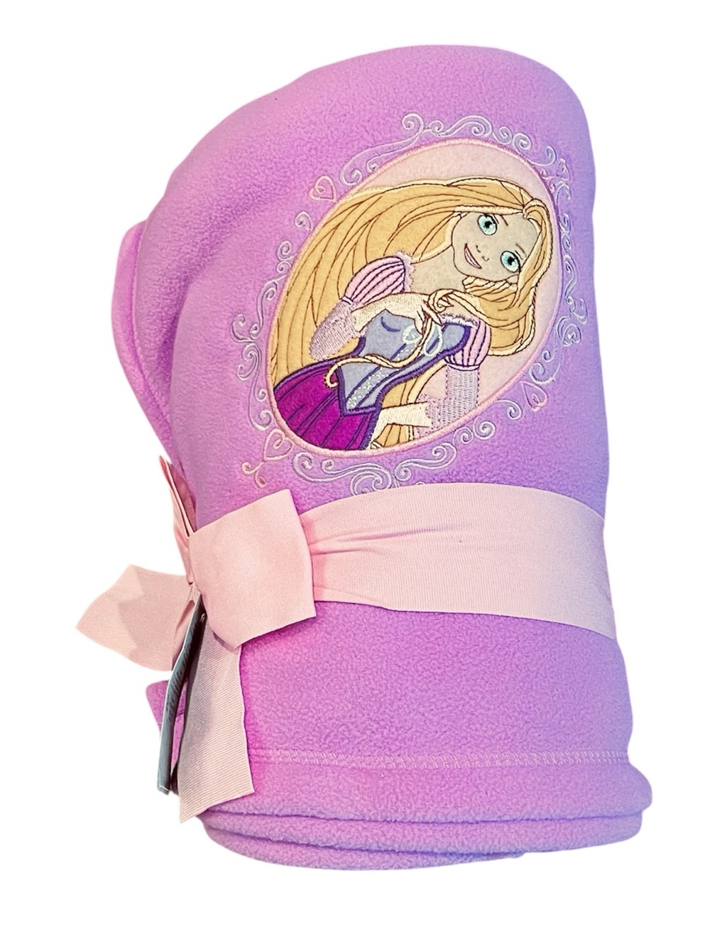 NEW Disney Pink and Purple Rapunzel Fleece Blanket / Throw